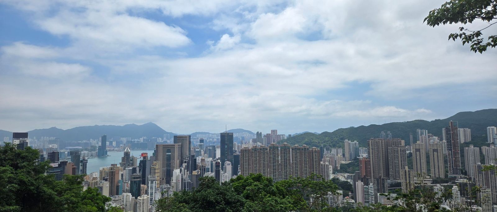 中国香港城市天际线